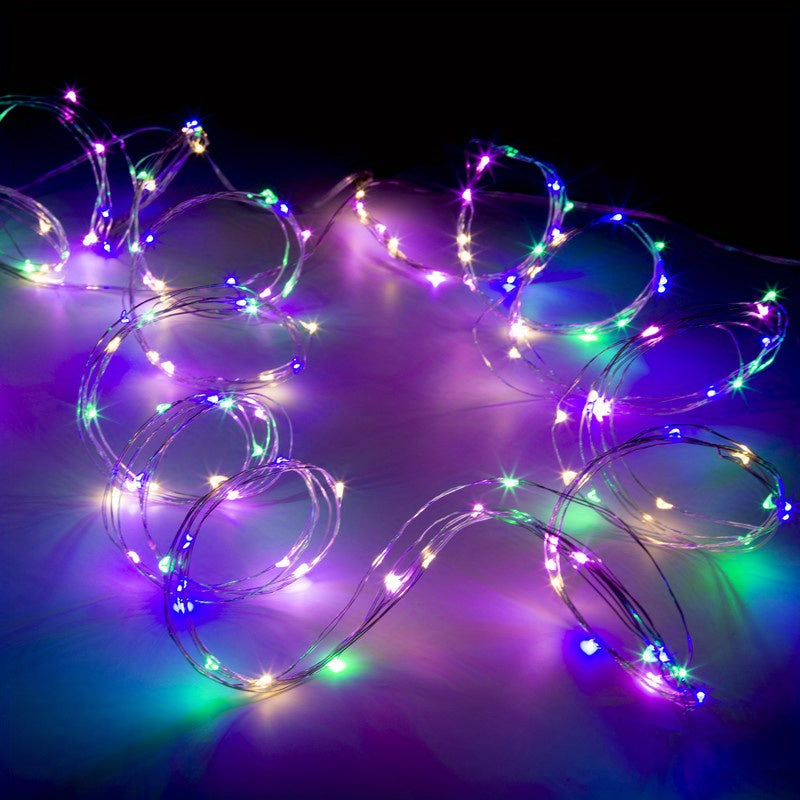 1pc String Lights for Bedroom, Party, Wedding, Christmas Halloween Decoration, 50/100LED