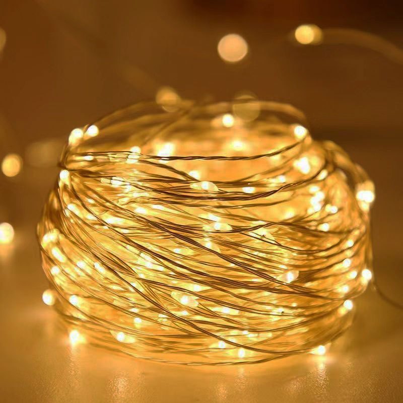 1pc String Lights for Bedroom, Party, Wedding, Christmas Halloween Decoration, 50/100LED