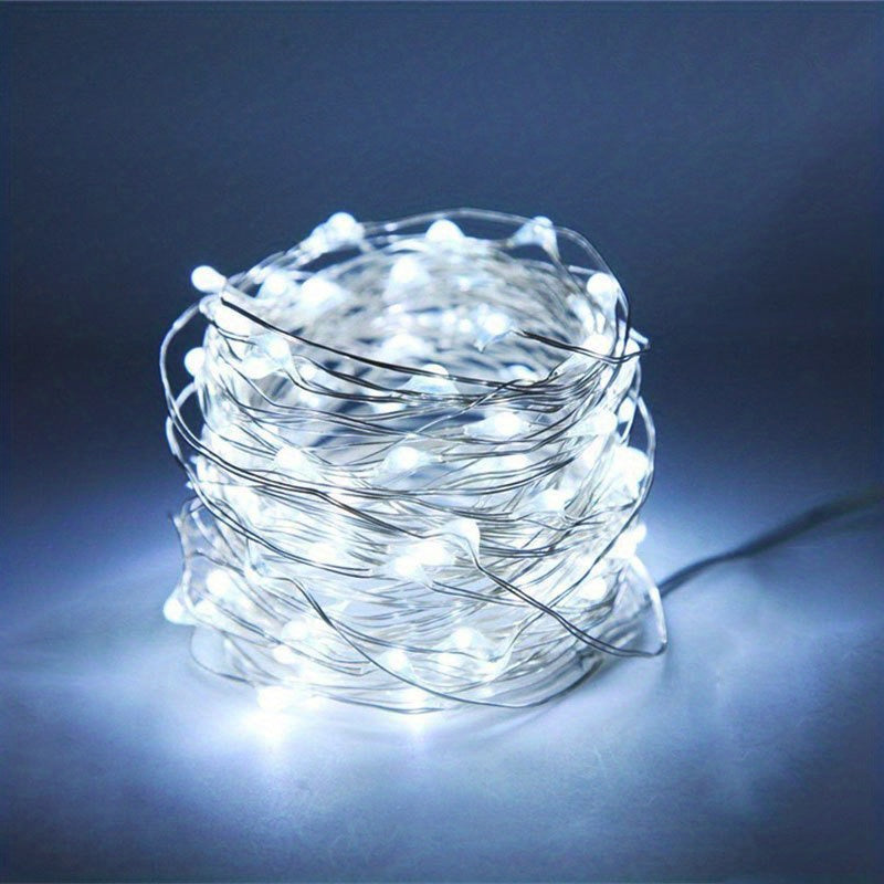 1pc String Lights for Bedroom, Party, Wedding, Christmas Halloween Decoration, 50/100LED
