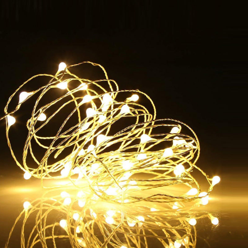 1pc String Lights for Bedroom, Party, Wedding, Christmas Halloween Decoration, 50/100LED