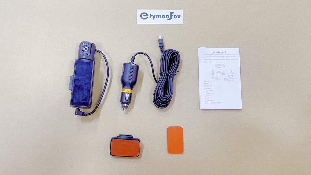 ZKCAMSPY Dual Front and Inside Car Dash Camera with, G-Sensor, Loop Recording, Night Vision, Motion Detection, Parking Monitoring - Dashboard and Cabin Viewing, Compatible with PC, Hardwiring Powered - for Taxi, Truck, SUV, S