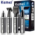 KM-6630 Four-In-One Professional Rechargeable Nose And Ear Hair Trimmer for Men'S Personal Grooming.