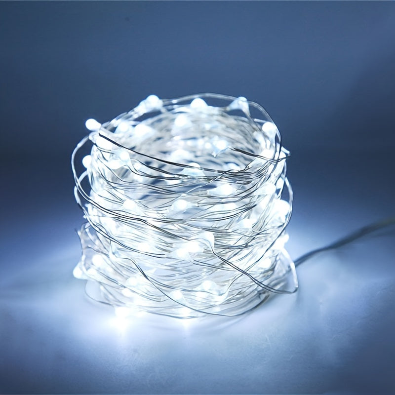 1pc String Lights for Bedroom, Party, Wedding, Christmas Halloween Decoration, 50/100LED