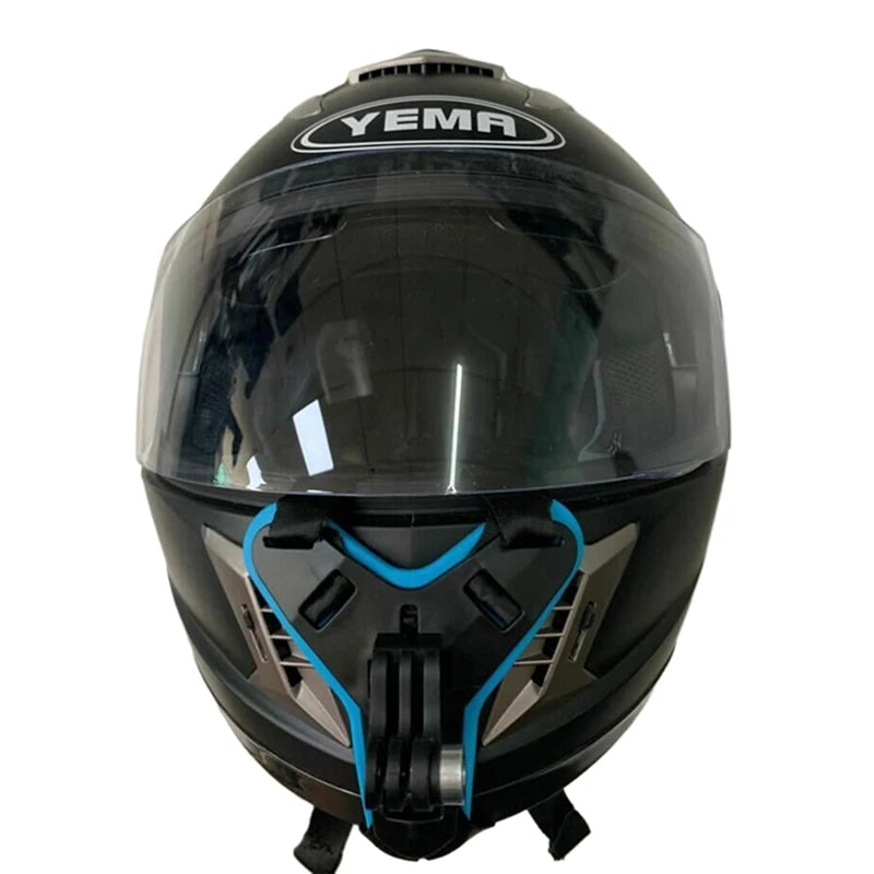 Motorcycle Helmet Chin Mount For Hero 11 10 9 8 7 6 Action Sports Camera Holder Motorcycle Stander Accessory