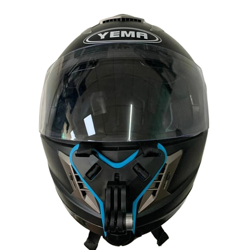 Motorcycle Helmet Chin Mount For Hero 11 10 9 8 7 6 Action Sports Camera Holder Motorcycle Stander Accessory