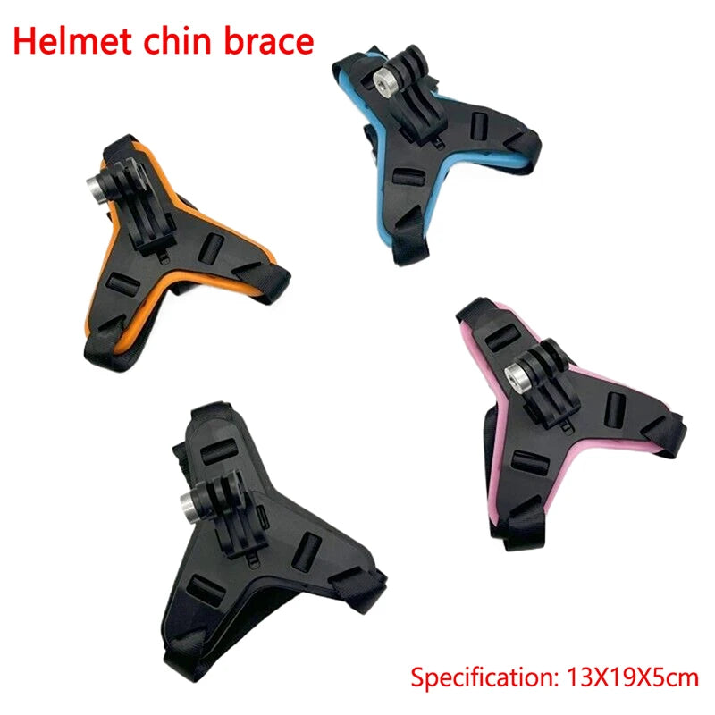 Motorcycle Helmet Chin Mount For Hero 11 10 9 8 7 6 Action Sports Camera Holder Motorcycle Stander Accessory