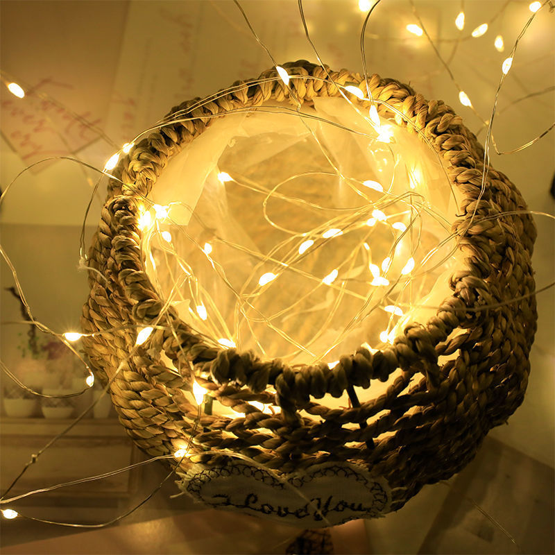 1pc String Lights for Bedroom, Party, Wedding, Christmas Halloween Decoration, 50/100LED
