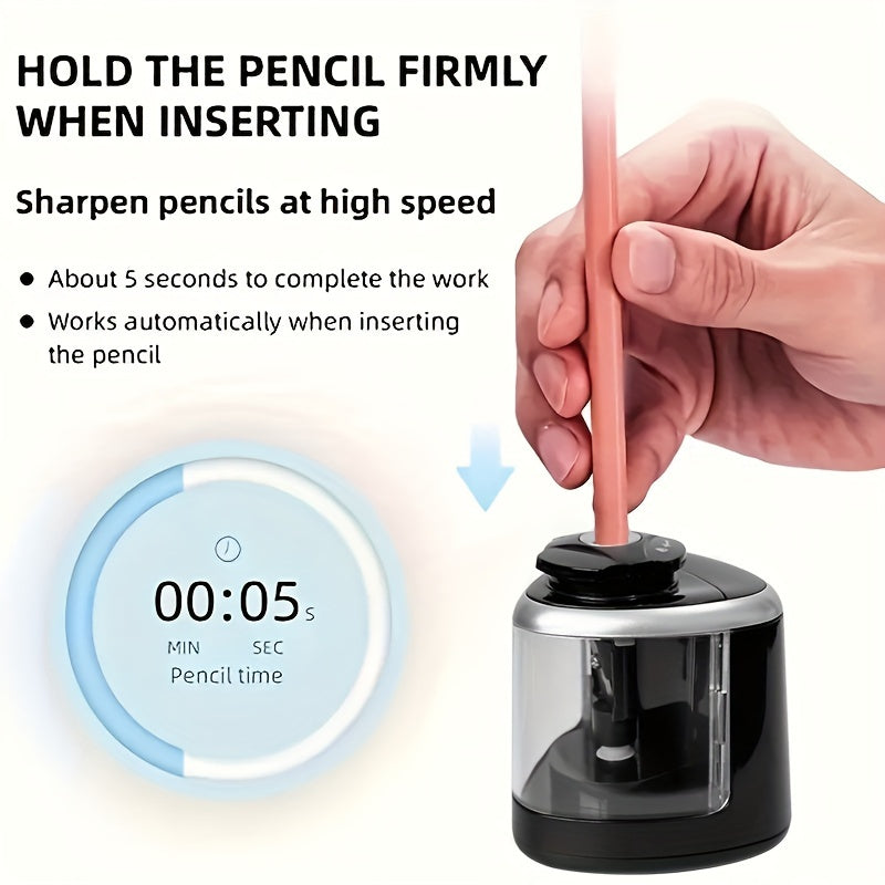 Electric Pencil Sharpener Desktop Automatic Office Stationery